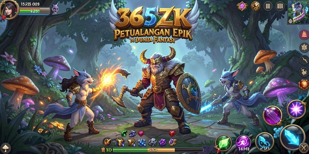 Tampilan screenshot gameplay 365ZK yang mendebarkan.