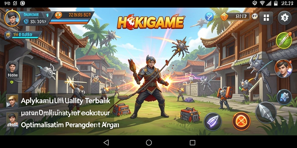 Tampilan antarmuka HOKIGAME yang ramah pengguna dan menarik.