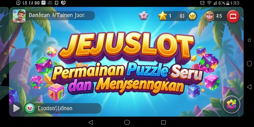 Gameplay seru saat menyelesaikan teka-teki di JEJUSLOT.