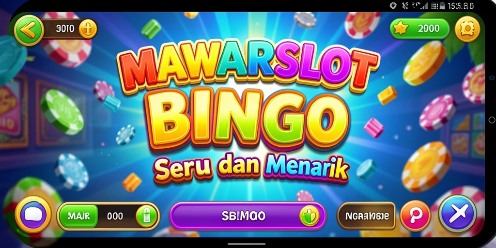 Tampilan menarik dalam gameplay Bingo MAWARSLOT.