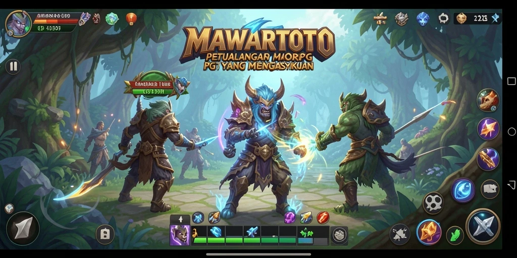 Screenshot gameplay mendebarkan dalam MAWARTOTO dengan pertarungan seru.