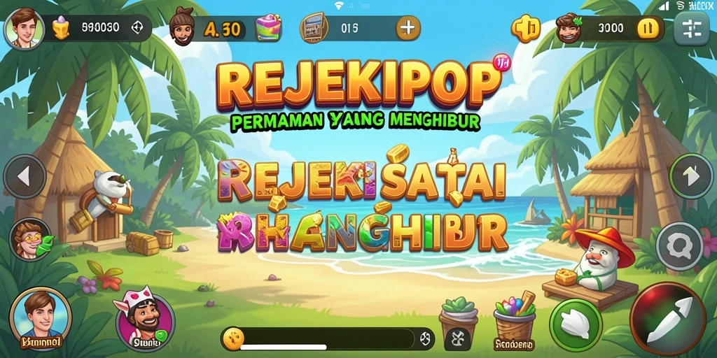 Tangkapan layar gameplay REJEKIPOP yang penuh warna dan menarik.