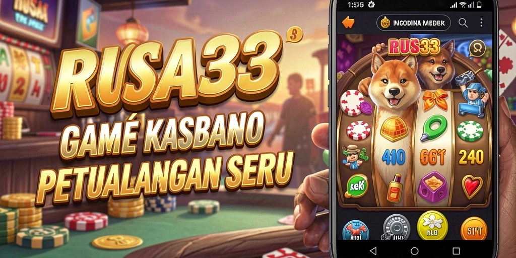 Tampilan utama RUSA33 yang menakjubkan dengan gameplay Kasino yang mengasyikkan.