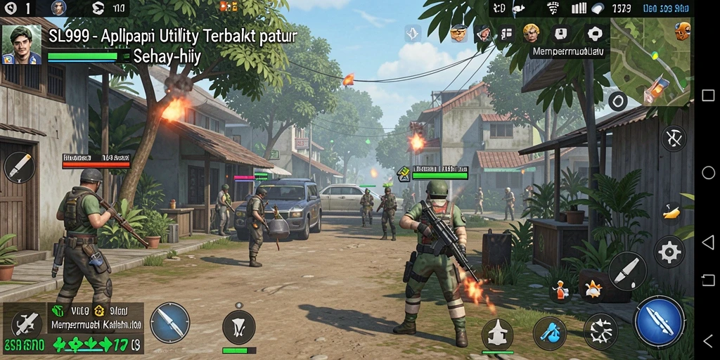 Tampilan antarmuka SL999 yang sederhana dan mudah digunakan.